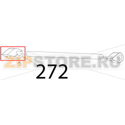 Blocch. incl. astina piatto Sirman Mirra 300 Y09 Blocch. incl. astina piatto Sirman Mirra 300 Y09Запчасть на деталировке под номером: 272