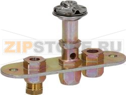 ГНЕЗДО ТРЕХ-ПЛАМЕННОЙ ЗАПАЛЬНОЙ ГОРЕЛКИ ИЗ НЕРЖ. СТАЛИ 