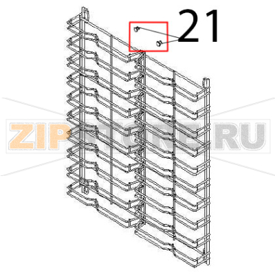 Tray M6 holder pin Angelo Po BX101E Tray M6 holder pin Angelo Po BX101EЗапчасть на деталировке под номером: 21
