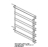 Right/Left lateral grid stainless steel 5 trays GN 1/1 Unox XV 303G