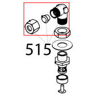 Elbow connection 1/4"-D.10 Tecnoinox EFB06DSL