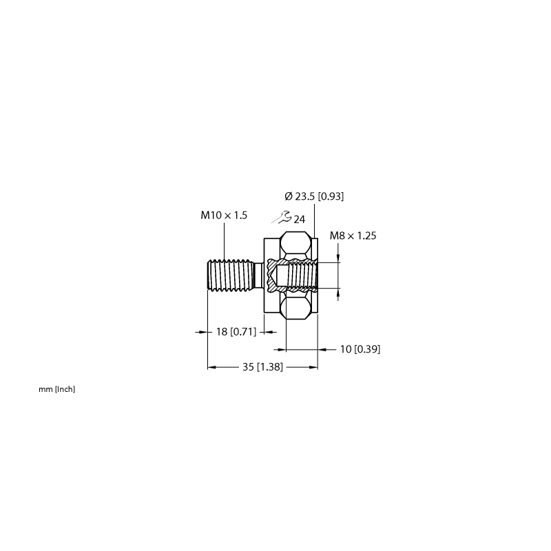 Переходник монтажный Turck MA-M8-M10 