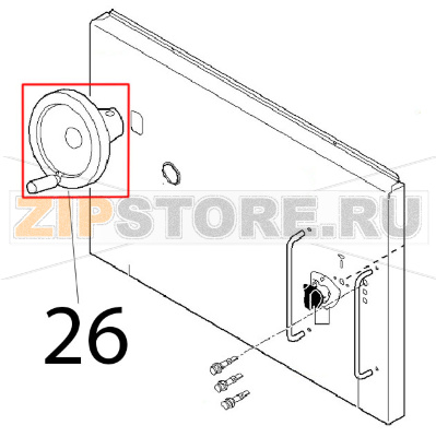 Volantino Ø: 200 Angelo Po 1G1BR1E Volantino Ø: 200 Angelo Po 1G1BR1EЗапчасть на деталировке под номером: 26