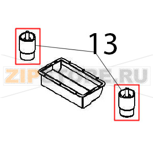 Foot Angelo Po FX61E1 Foot Angelo Po FX61E1Запчасть на деталировке под номером: 13