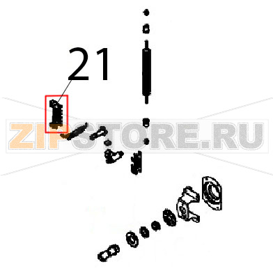 Supporto spia Angelo Po 191PD1G Supporto spia Angelo Po 191PD1GЗапчасть на деталировке под номером: 21