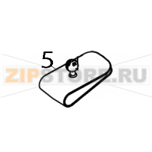 Belt clip TSC Alpha-2R Belt clip TSC Alpha-2RЗапчасть на деталировке под номером: 5