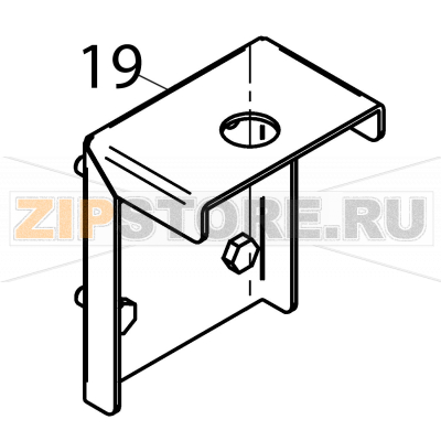 Tie bracket motor Fagor VG-101 Tie bracket motor Fagor VG-101Запчасть на деталировке под номером: 19Название запчасти Fagor на английском языке: Tie bracket motor VG-101.