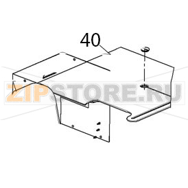 Table (welding stainless steel) Viatto HLS-1650A Table (welding stainless steel) Viatto HLS-1650AЗапчасть на деталировке под номером: 40
