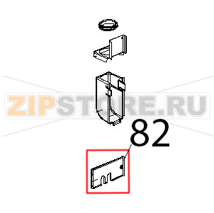 Piastrina passaggio cavi accessori C.T. Unox XVC 204 Piastrina passaggio cavi accessori C.T. Unox XVC 204Запчасть на деталировке под номером: 82