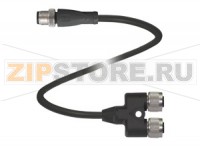 Сплиттер датчика-исполнительного устройства Y connection cable V1-G-T-BK0,6M-PUR-A-V1-G Pepperl+Fuchs