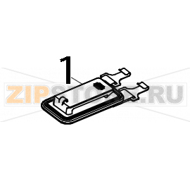 Belt clip TSC Alpha-40L (R) Belt clip TSC Alpha-40L (R)Запчасть на деталировке под номером: 1