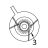 Pulley, stepper motor (8 dots/mm) Zebra 105SE