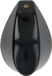 KNOB FRANKE BLACK ø 39 mm 