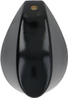 KNOB FRANKE BLACK ø 39 mm