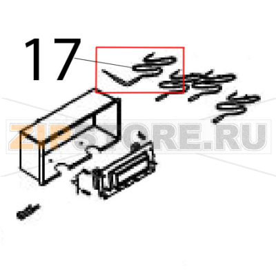Pin probe NTC Angelo Po IS102SR Pin probe NTC Angelo Po IS102SRЗапчасть на деталировке под номером: 17