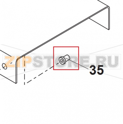 Threaded Bush Bear Varimixer AR40 VL-1S                                                                                   Threaded Bush Bear Varimixer AR40 VL-1SЗапчасть на сборочном чертеже под номером: 35Название запчасти на датском&nbsp;языке: Threaded Bush Bear Varimixer AR40 VL-1S