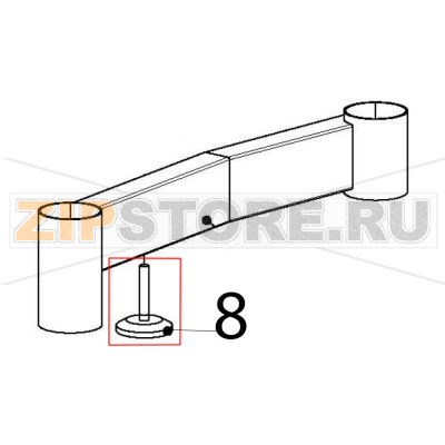 Adjustable food Escher PM 60-V Adjustable food Escher PM 60-VЗапчасть на деталировке под номером: 8