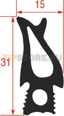 УПЛОТНИТЕЛЬ ДЛЯ ДВЕРЦЫ ДУХОВКИ 1505X695 ММ 