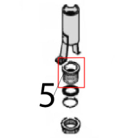 Drain connection 1" 1/4" Angelo Po C165D