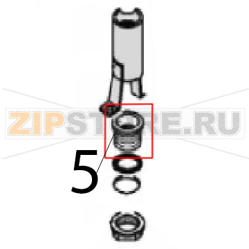 Drain connection 1&quot; 1/4&quot; Angelo Po C165D Drain connection 1" 1/4" Angelo Po C165DЗапчасть на деталировке под номером: 5
