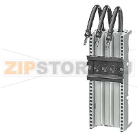 ШИННЫЙ АДАПТЕР 54MM WIDE 40MM SYSTEM, 5+10MM BUSBAR THICKNESS WITH 1 SUPPORTING RAIL 35MM, UP TO 56A LENGTH 139MM Siemens 8US1061-5FK08