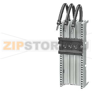 ШИННЫЙ АДАПТЕР 54MM WIDE 40MM SYSTEM, 5+10MM BUSBAR THICKNESS WITH 1 SUPPORTING RAIL 35MM, UP TO 56A LENGTH 139MM Siemens 8US1061-5FK08 