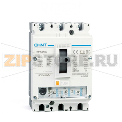 Выключатель автоматический 160 А, 150 кА, 3 полюса Chint NM8N-250R 