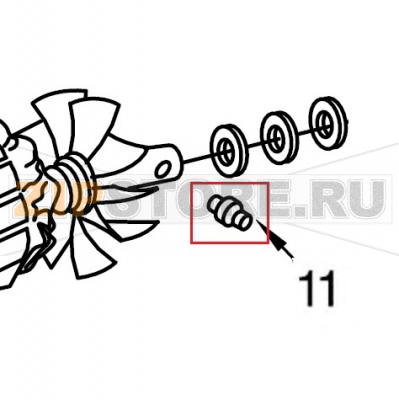 Stud, Governor Drive KitchenAid K45 Stud, Governor Drive KitchenAid K45

Запчасть на сборочном чертеже под номером: 11

Название запчасти KitchenAid на английском языке: Stud, Governor Drive KitchenAid K45
