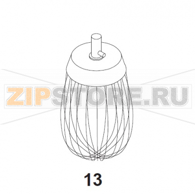 40L Whip Bear Varimixer AR40 VL-1S                                                                         40L Whip Bear Varimixer AR40 VL-1SЗапчасть на сборочном чертеже под номером: 13Название запчасти на датском&nbsp;языке: 40L Whip Bear Varimixer AR40 VL-1S