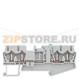 КЛЕММА ИЗОЛИРОВАННАЯ ПРУЖИННОЕ ПОДСОЕДИНЕНИЕ, 4 ПОДСОЕДИНЕНИЯ:0.08 - 2.5 MM2, ШИРИНА: 5.2 MM, СЕРАЯ С ОРАНЖЕВЫМ НОЖОМ Siemens 8WH2004-6CF00 