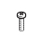 Screw TCB TORX 10 3x8 plast. zn-­b Saeco Talea Giro