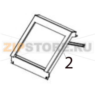 Door frame Hurakan HKN-IMC30 Door frame Hurakan HKN-IMC30Запчасть на деталировке под номером: 2