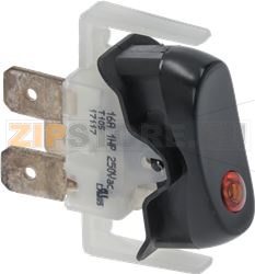 ЧЕРНЫЙ ДВУХПОЛЮСНЫЙ РЫЧАЖНОЙ ПЕРЕКЛЮЧАТЕЛЬ 16А 250В 