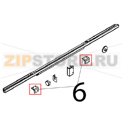 Cerniera bacinella Angelo Po FX82E2T Cerniera bacinella Angelo Po FX82E2TЗапчасть на деталировке под номером: 6
