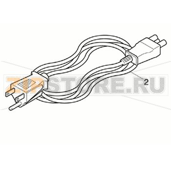 Кабель сетевой/KR TSC TTP-345 Шнур питания/ KR для принтера TSC TTP-345Запчасть на сборочном чертеже под номером: 2Количество запчастей в комплекте: 1Название запчасти TSC на английском языке: POWER CORD/ KR