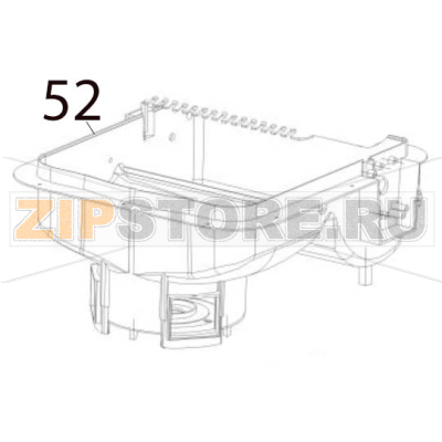 Inner cover Hurakan HKN-IMSD15 Inner cover Hurakan HKN-IMSD15Запчасть на деталировке под номером: 52