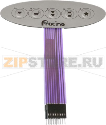 PUSH-BUTTON PANEL MEMBRANE 5PUSH-BUTTONS 