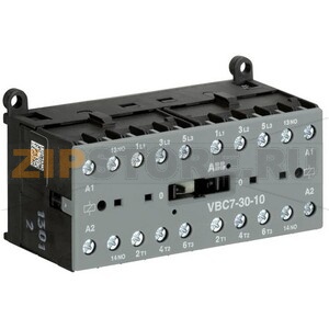 Миниконтактор VВC7-30-10, 12 A, 400 B, AC3, катушка: 230 В/DС ABB GJL1313901R0105 