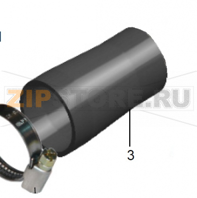 Hose connection Meiko FV 130.2 Hose connection Meiko FV 130.2Запчасть на деталировке под номером: 3Название запчасти Meiko на английском языке: Hose connection Meiko FV 130.2