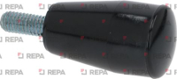 HANDLE BLACK ø 20x35 mm PIN M6