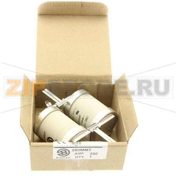 Предохранитель, 280 A, AC 690 В, DC 350 В, 200 кА, BS88, 83x113 мм, aR, BS Eaton 280A 690V AC TYP 