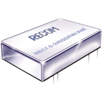 Преобразователь DC/DC, печатный монтаж, 48 В/DC, 15 В/DC, -15 В/DC Recom REC7.5-4815DRW/AM