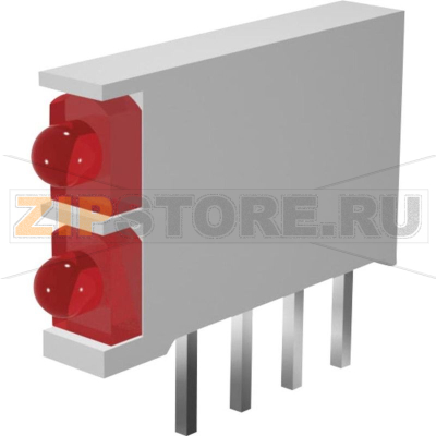 Модуль светодиодный, 2 зеленых диода, 15.5x2.5x12 мм Signal-Construct DBI01322 