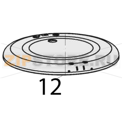 Lid Bartscher CFXB-138-195 Lid Bartscher CFXB-138-195Запчасть на деталировке под номером: 12