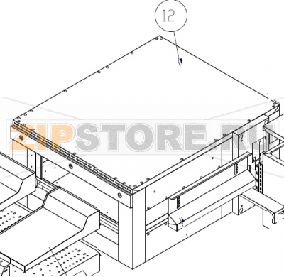 Oven Top  Zanolli Synthesis 08/50 PW E       Oven Top Zanolli Synthesis 08/50 PW EЗапчасть на сборочном чертеже под номером: 112Название запчасти на итальянском языке: Oven Top Zanolli Synthesis 08/50 PW E