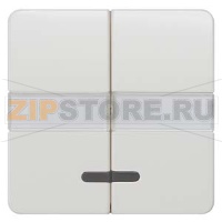 DELTA PROFIL ТИТАНОВО-БЕЛЫЙ ВЫКЛЮЧАТЕЛЬ 2 КЛАВИШИ С ОКНОМ И ПОЛЕМ ДЛЯ НАДПИСИ Siemens 5TG7817