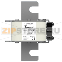 Предохранитель, 1000 A, AC 690 В, 200 кА, size 3, 76x92x126 мм, aR, IEC Eaton FUSE 1000A 690V 3