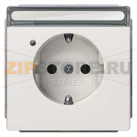 DELTA STYLE ТИТАНОВО-БЕЛЫЙ РОЗЕТКА SCHUKO 10A DC/16А AC 250В С ЗАЩИТНЫМ КОНТАКТОМ C ЗАЩИТНЫМИ ШТОРКАМИ C БЕЗРЕЗЬБОВЫМИ КОНТАКТНЫМИ ЗАЖИМАМИ С ИНДИКАЦИЕЙ СТАТУСА И ПОЛЕМ ДЛЯ НАДПИСИ ЭЛ.-МЕХ. ЧАСТЬ Siemens 5UB1854