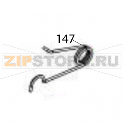 Spring (feed roller) R Sato SG112-ex Spring (feed roller) R Sato SG112-exЗапчасть на деталировке под номером: 147Название запчасти на английском языке: Spring (feed roller) R Sato SG112-ex.