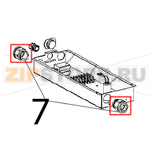 Cable clamp Ø: 16 Angelo Po DA51 Cable clamp Ø: 16 Angelo Po DA51Запчасть на деталировке под номером: 7